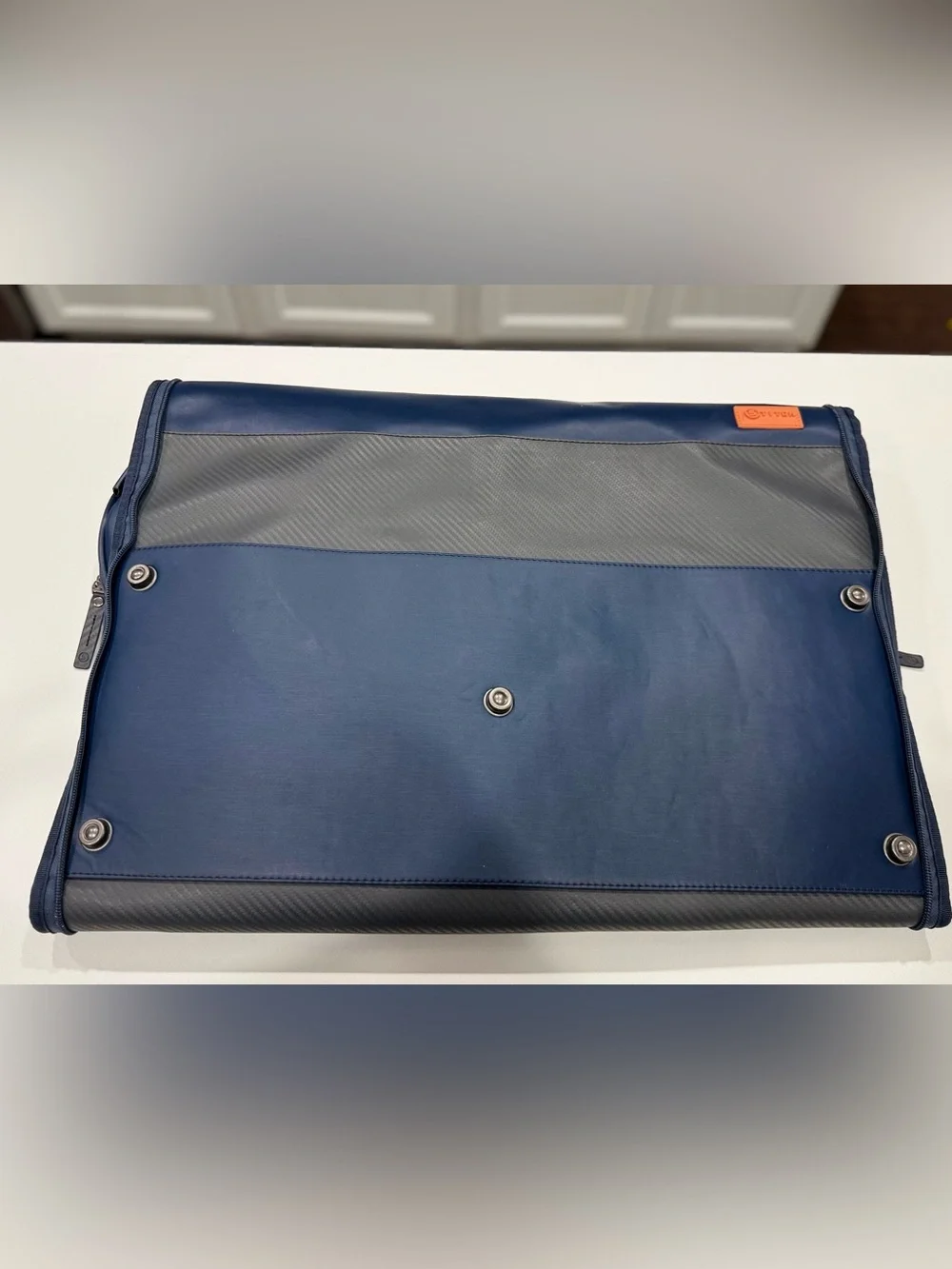 Stitch Golf Garment Bag w/Handles Duffel Case, Navy Blue strap incl
